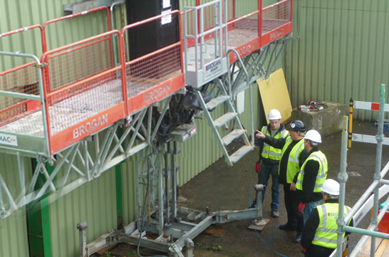 mast climbing platform